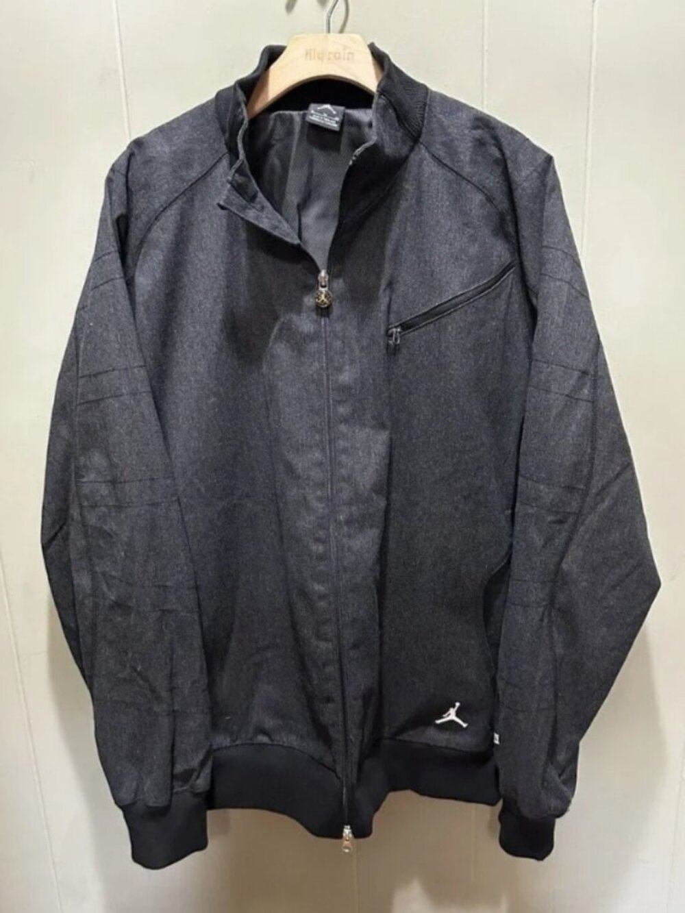 Nike Air Jordan Jacket Black/Grey 23 Legacy Full Zip Concord - Picture 1 of 4